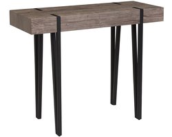 ADENA - Consoletafel - Donkere houtkleur - MDF