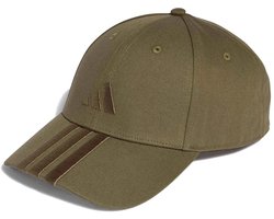 Adidas 3 Stripes New Logo Baseballpet Groen 58 cm