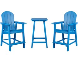 ADIRONDACK - Balkonset - Blauw - Kunsthout