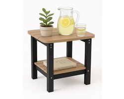 Adirondack Bijzettafel – Bruin&Zwart – Houtlook – Geschikt voor Arizona Stoel