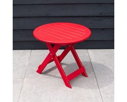 Adirondack Bijzettafel | Kunststof | Rood | Side Table | Snelle levering | 10 jaar garantie| Canada Comfy Chair