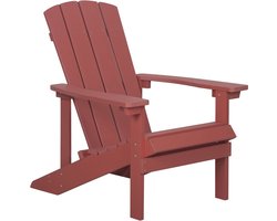 ADIRONDACK - Tuinstoel - Rood - Kunsthout