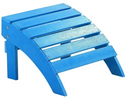 ADIRONDACK - Voetenbank - Blauw - Kunsthout