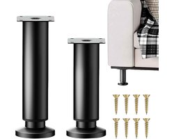 Adjustable Furniture Legs - 2 Pieces - Verstelbare Voeten voor Bed - Metalen Voeten voor Meubels - Verstelbare Tafelpoten - Slatted Frame Poten - Verstelbare Poten voor Meubels - Bank