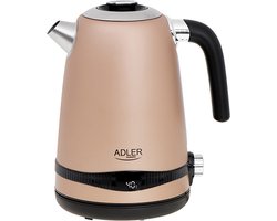 Adler AD 1295 SS - kampioen gouden waterkoker - 1,7L met LCD-scherm en temperatuurregeling