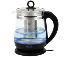 Adler Ad 1299 1.5l Waterkoker Transparant One Size / EU Plug 220V