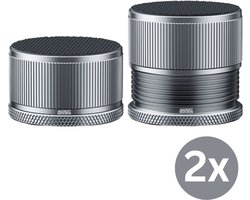 AdroitGoods Meubel Verhogers Set 2 Stuks Verstelbare Meubelpoot Verhogers Anti Slip Aluminium Verhogingsblokken Wasmachine Bed Kast 500KG