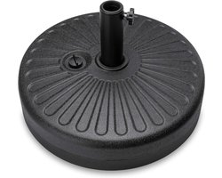 ADSafety Parasolvoet - Vulbaar - 21L - Compact en Stabiel - Parasolhouder - Kunststof - Zwart