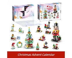 Adventskalender 2025 - 12 Dagen Aftellen Bouwstenen Kinderspeelgoed - 6-in-1 Speelgoedset - Adventskalender - Bouwspeelgoed - Notenkraker Soldaatjes en Kerstboom Blok Set - Voor Jongens en Meisjes - Voor Volwassenen en Kinderen