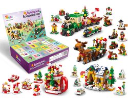 Adventskalender 2025 - 24 Bouwpakketten - Educatief Kinderspeelgoed - Cadeau Meisjes en Jongens - Kerstcadeau Dames Heren - Vanaf 6 Jaar - 7 jaar, 8 jaar, 9 jaar, 10 jaar, 11 jaar, 12 jaar, 13 jaar, 14 jaar - Sinterklaas cadeautjes