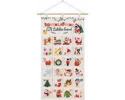 Adventskalender om te vullen, stof voor aan de muur