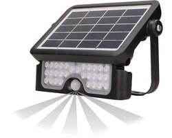 Adviti LUX LED Solar buiten wandlamp - Bewegingssensor, Lichtsensor en Zonnepaneel - IP65 - 4000K - 500 Lumen