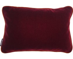 A&E Originals - Kussen Aubergine Orange piping - 40 x 60 cm