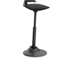 Aeris Muvman Stahulp - Zitting Zwart - Kunstleer