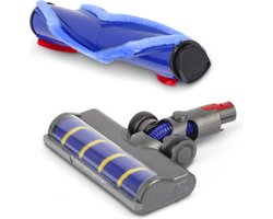 AEROBRUSH– Turboborstel Opzetstuk geschikt voor Dyson V7 V8 V10 V11 V15 - LED Verlichting - Zuigmond Opzetstuk - Mondstuk voor Dyson - Borstel Opzetstuk -1 Extra roller