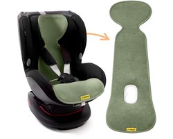 AeroMoov Air Layer – Inlegkussen Autostoel – Ademend & Warmteregulerend - Groep 1 - Green Moss