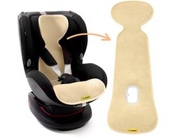 AeroMoov Air Layer – Inlegkussen Autostoel – Ademend & Warmteregulerend - Groep 1 - Vanilla