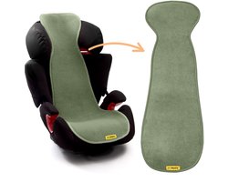 AeroMoov Air Layer – Inlegkussen Autostoel – Ademend & Warmteregulerend - Groep 2 en 3 - Green Moss