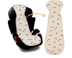 AeroMoov Air Layer – Inlegkussen Autostoel – Ademend & Warmteregulerend - Groep 2 en 3 - Lady Bugs