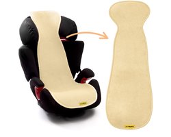 AeroMoov Air Layer – Inlegkussen Autostoel – Ademend & Warmteregulerend - Groep 2 en 3 - Vanilla