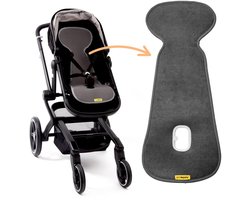 AeroMoov Air Layer – Inlegkussen Buggy – Ademend & Warmteregulerend - Universeel - Anthracite