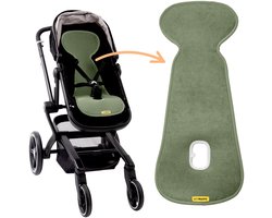 AeroMoov Air Layer – Inlegkussen Buggy – Ademend & Warmteregulerend - Universeel - Green Moss