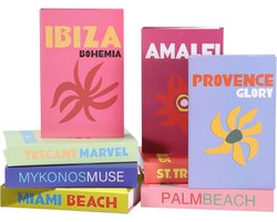 Aesthetic Decoratieve Boeken Set voor Woonkamer & Slaapkamer - 8 Stuks Trendy Tafelboek Decoratie