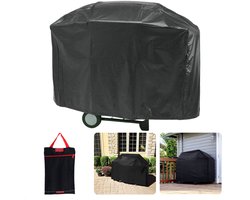 Afdekhoes BBQ - Rechthoekig - Barbecue Hoes - BBQ Hoes - 82x62x50cm - Zwart - Kunststof (PEVA) - Met Opbergzak - Inclusief EBOOK