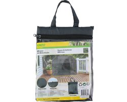 Afdekhoes/beschermhoes barbecue/bbq 122 x 71 x 76 cm zwart - Afdekhoezen/beschermhoezen - Barbecuehoes - Barbecuebescherming