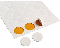 Afdekkapjes voor schroeven, zelfklevend, 13 mm, pvc, wit, Made in Italy, zelfklevend, gatafdekking en schroef voor meubels, kasten, muren, schroefafdekkingen voor gaten, schroeven en gaten, wit
