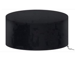 Afdekking voor tuinmeubelen, afdekhoes, beschermhoes voor tuinmeubelen, ronde zitgarnituren, tuintafels en meubelsets, waterdicht, ademend 600D Oxford, 163 x 84 cm