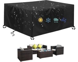 Afdekking voor tuinmeubelen - waterdicht - 1 stuk - zwart - Oxford-weefsel - 60 x 60 cm