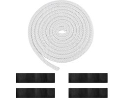 Afdichtingskoord voor Houtkachels en Open Haarden - 10mm x 3m Grafiet Geïmpregneerd Glasvezelkoord