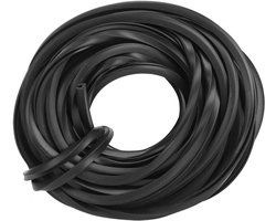 Afdichtstrip, 4m/10m/18m Universele Zwarte Kasweerstripafdichtstrip, Glazen Afdichtrubberkabel Voor Broeikasbenodigdheden(10m)