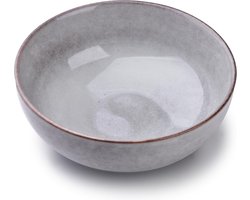 Affekdesign - Set van 2 Kom/serveerschaal Grijs - 600 ml x 2