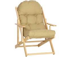 Afmetingen 71x89x96cm Bruin Klapbare Relaxfauteuil, Polstersessel, Ruimtesparende Lounge Stoel, Verstelbare Relaxstoel, Eetkamerstoel met Linnenlook en Beukenhouten Frame, Comfortabele Woonkamer Fauteuil tot 120Kg