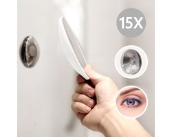 Afneembare magnetische spiegel vergroot 15x