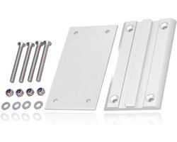 Afneembare Rechthoekige Marine RV Tafel, RV Tafel Mount Verwijderbare Tafelpoot Beugel Aluminiumlegering Draaibare Surpport RV Accessoires Camping Tafels voor Caravan