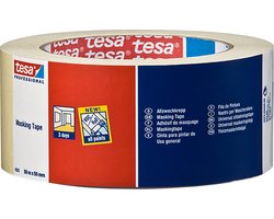 Afplaktape tesa® Professional 4323 50mmx50m lichtcrème | 6 stuks