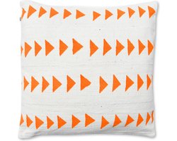 Afrikaanse kussen - Bohemian stijl veelkleurig - Mudcloth stof - 40x40 cm