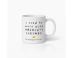 Afscheidsmok – 'Ik Werkte Met Absolute Legends' – Grappig Cadeau van Collega’s bij Vertrek