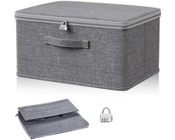 Afsluitbare opbergdoos - waterafstotend - 1 stuk - 30 x 20 x 14 cm