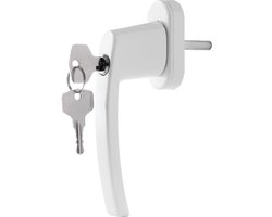 Afsluitbare raamkruk - Inclusief sleutel - Raamsluiting handvat met draai- en kiepfunctie