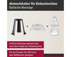 Afstandhouder voor Inbouwlampen Set van 10 - Veiligheid en Installatiegemak 62-90mm