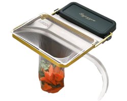 Afval rek wastafel, Mesh Mate draaibare keuken wastafel zuiver met 50pcs filter mesh zakken, multifunctionele filter overblijfselen voor eenvoudig te installeren en te gebruiken (groen)