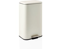 Afvalbak / afvalscheidingssysteem Clean 1 - 30 L staal beige hjh OFFICE