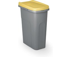 Afvalbak - 'Home Eco System' - afvalscheiding - Prullenbak - Afvalbakje - 25 Liter - Geel