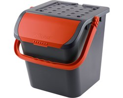 Afvalbak 'Malpie' - Afvalscheiding - Afvalemmer - Oranje - 28L - PMD - Plastic