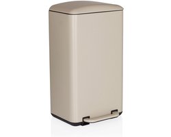 Afvalbak / prullenbak CLEAN BEVA 30 l beige hjh OFFICE