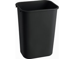 Afvalbak rubbermaid groot 39l zwart